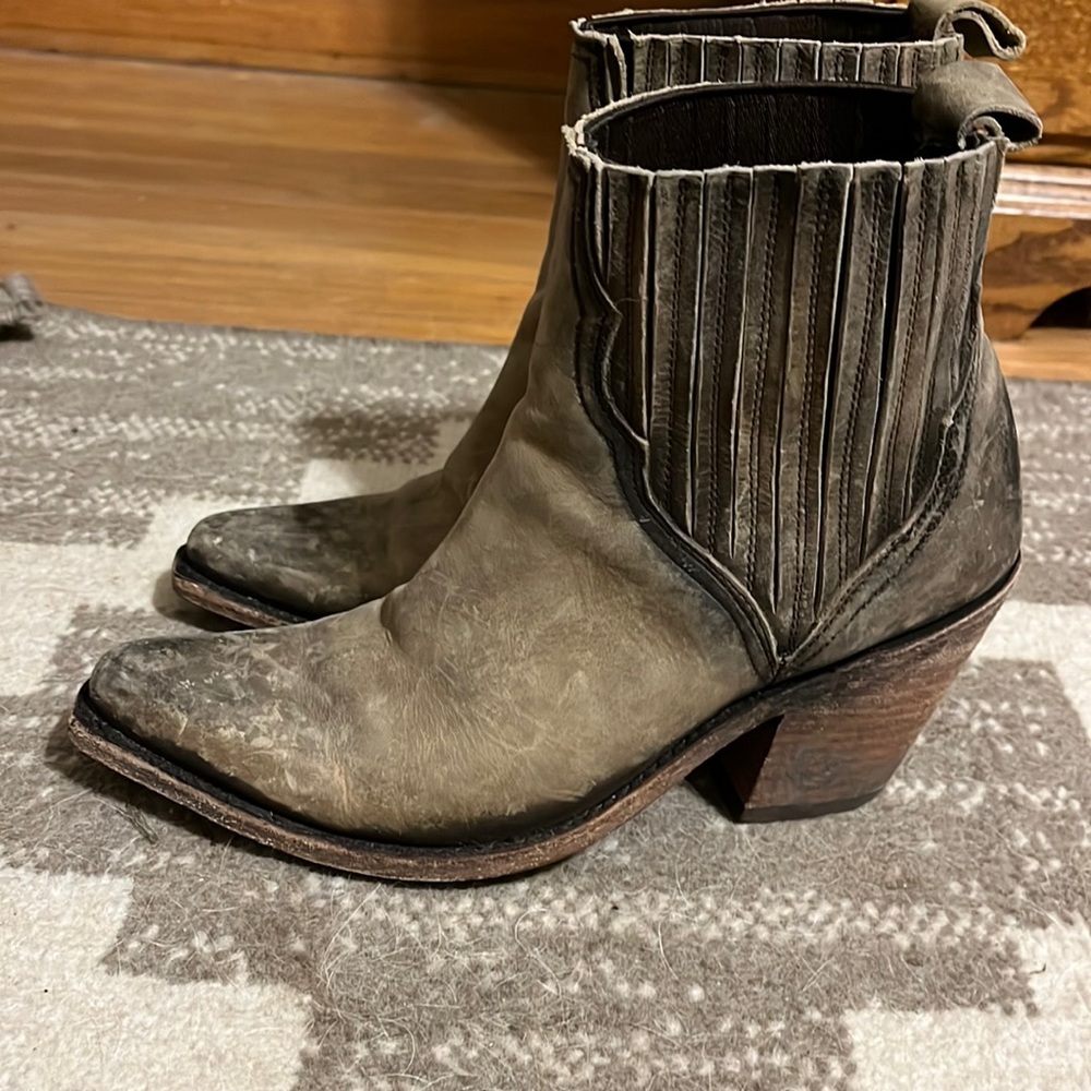 Liberty Black western booties